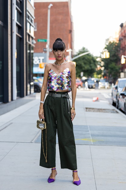 Katya Tolstova New York Fashion Week Spring/Summer 2023 street style